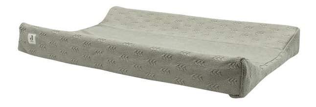 Jollein Housse pour matelas à langer Grain Knit Olive Green