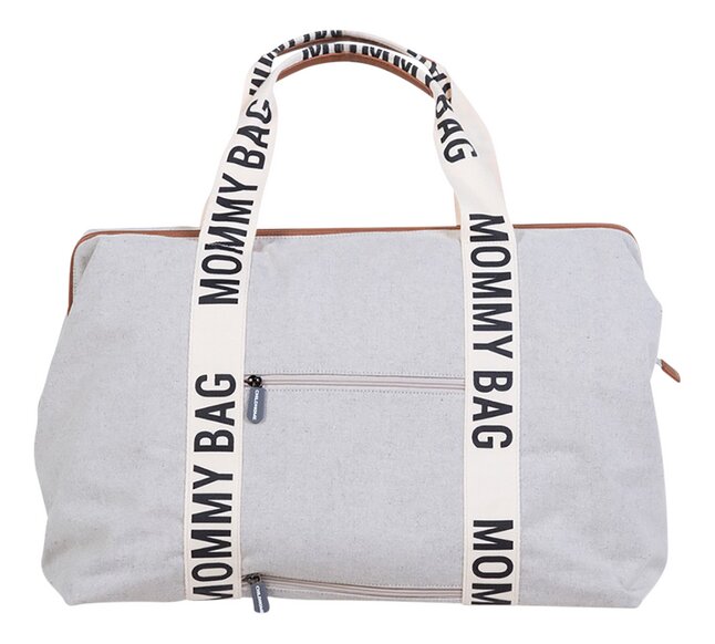 Childhome Sac à langer Mommy Bag Signature Canvas écru