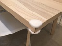 BabyDan Hoekbeschermer voor tafel wit - 4 stuks