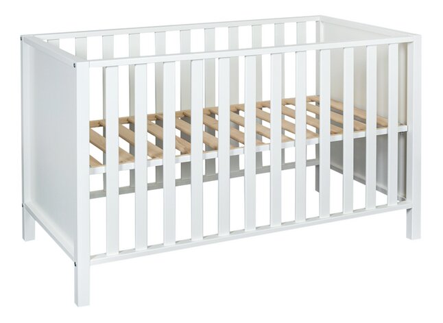 Quax Lit de bébé Lima blanc L 120 x Lg 60 cm