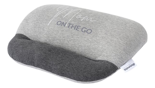 doomoo Coussin de positionnement et d'allaitement On-The-Go-Pillow Grey