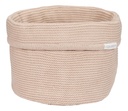 Little Dutch Panier de rangement Basic Knit rond beige