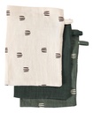 Dreambee Washandje Flo tetra groen - 3 stuks