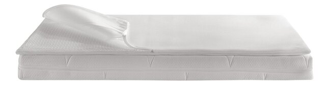 ZZZOO Matelas pour lit de bébé Ours brun avec surmatelas Airgosafe Lg 70 x L 140 cm