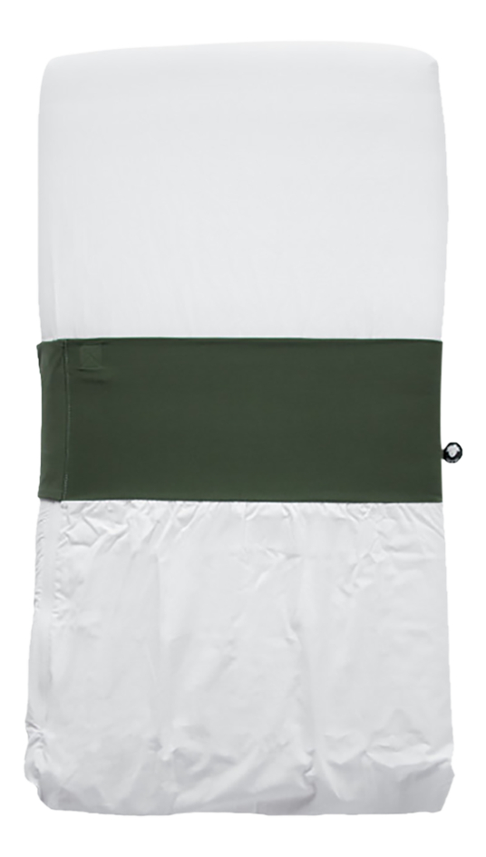 Fedde&Kees Laken voor bed Nunki Botanical Green B 60 x L 120 cm