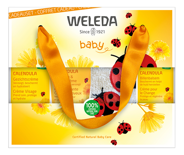 Weleda 4-delige Geschenkset Geboorte Calendula