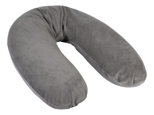 Dreambee Housse pour coussin de positionnement et d'allaitement Essentials gris