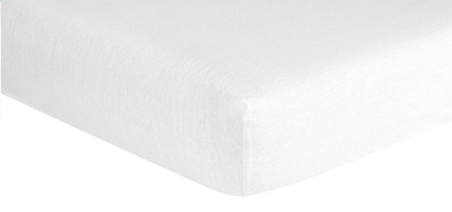 Dreambee Drap-housse Essentials blanc coton Lg 60 x L 120 cm