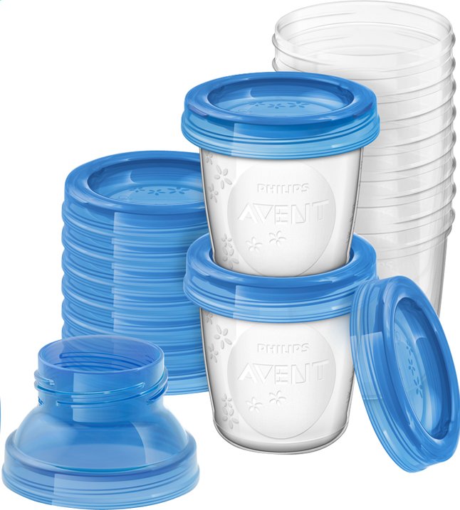 Philips AVENT 10 bewaarbekers van 180 ml