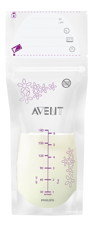 Philips AVENT Bewaarzakjes 180 ml - 25 stuks