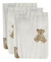 Jollein Gant de toilette Teddy Bear - 3 pièces