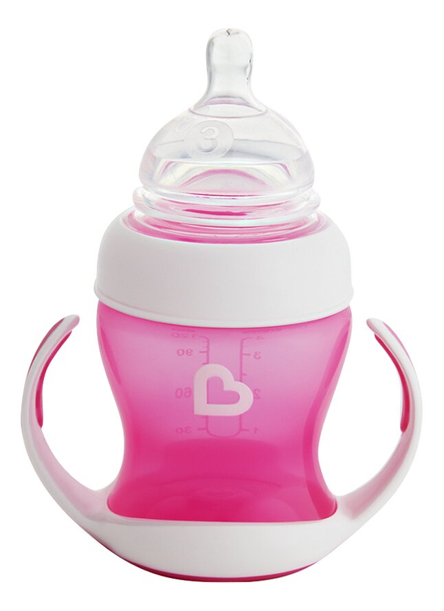 Munchkin Drinkbeker met tuit Gentle Transition Cup 118 ml roze