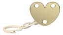 Suavinex Attache-sucette SX Spread Joy Soother Clip - Heart or/beige