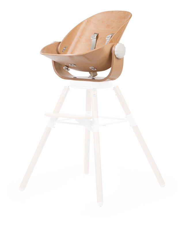 Childwood by Childhome Zitje voor eetstoel Evolu 2 & One.80° wit/naturel