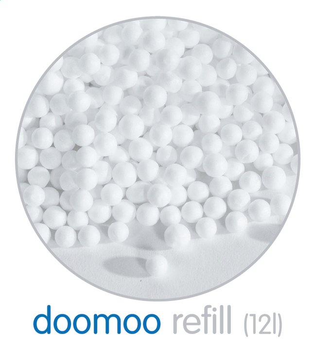 doomoo Recharge pour coussin d'allaitement et pouf Seat blanc 12 l