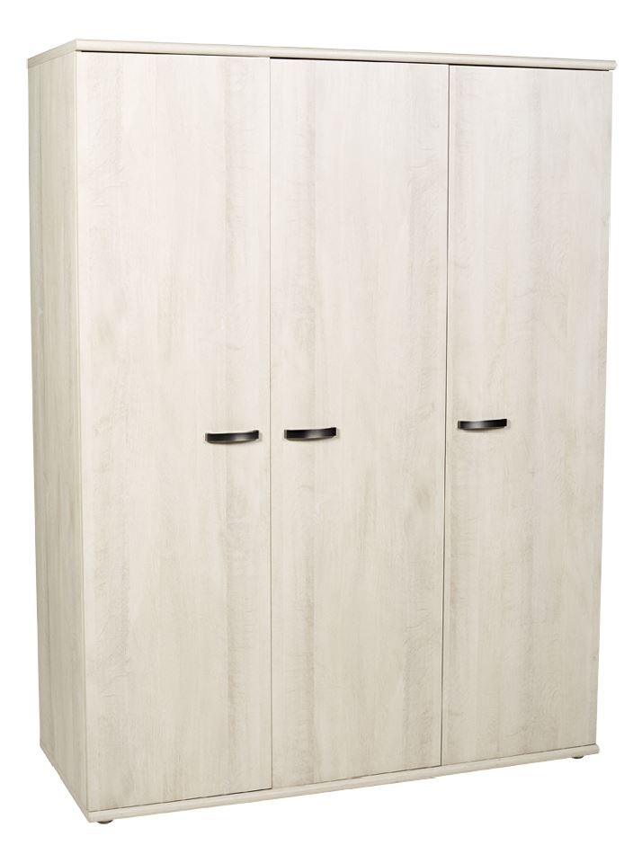 Neyt Armoire 3 portes Olivia décor chêne