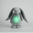 Moonie Knuffel met licht en geluid Konijn Silver