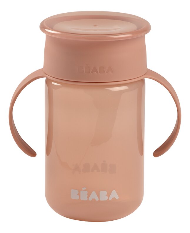 Béaba Gobelet d'apprentissage 360° rose 340 ml