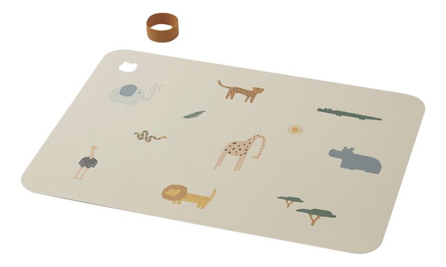 Liewood Placemat Jude Safari Sandy