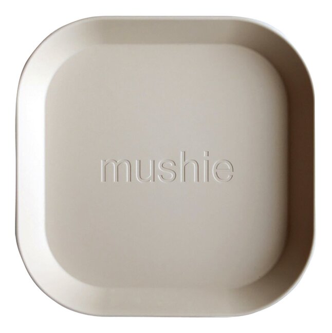 Mushie Assiette Ivory - 2 pièces