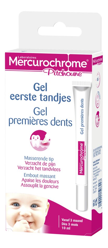 Mercurochrome® Gel premières dents 10 ml