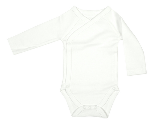 Dreambee Body met overslag en lange mouwen Essentials Off White - 3 stuks