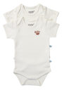 Dreambee Body met korte mouwen Billie ballonvis beige - 2 stuks