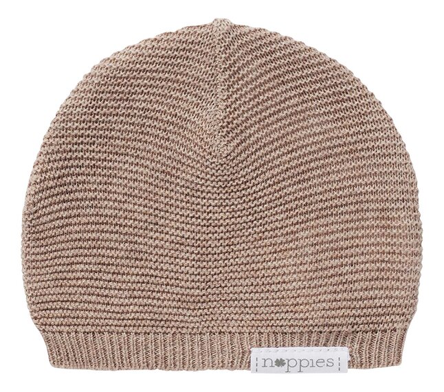 Noppies Bonnet knit Rosita Taupe Melange 0-3M