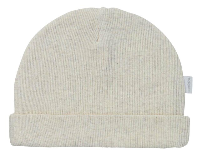 Noppies Bonnet Rib Nevel Oatmeal 0-3M