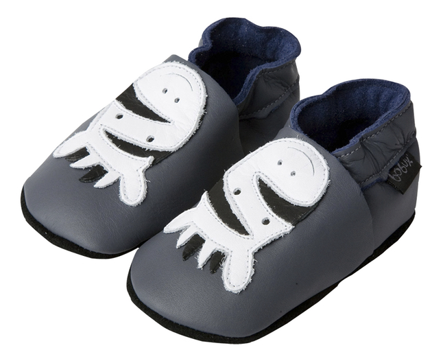 Bobux Schoentjes Soft sole Zebra grey 3-9M