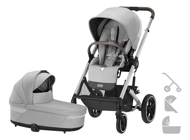 Cybex 3-in-1 Kinderwagen Balios S Lux Lava Grey