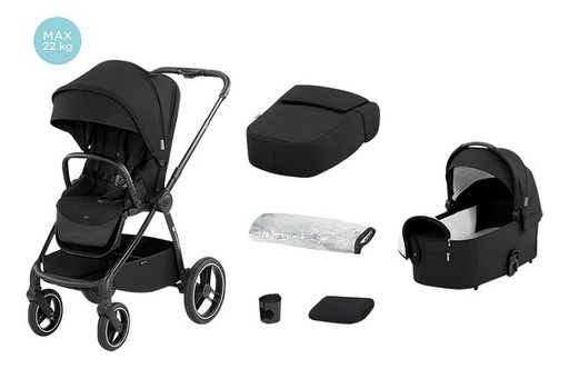 Kinderkraft 3-in-1 Kinderwagen Nea Midnight Black