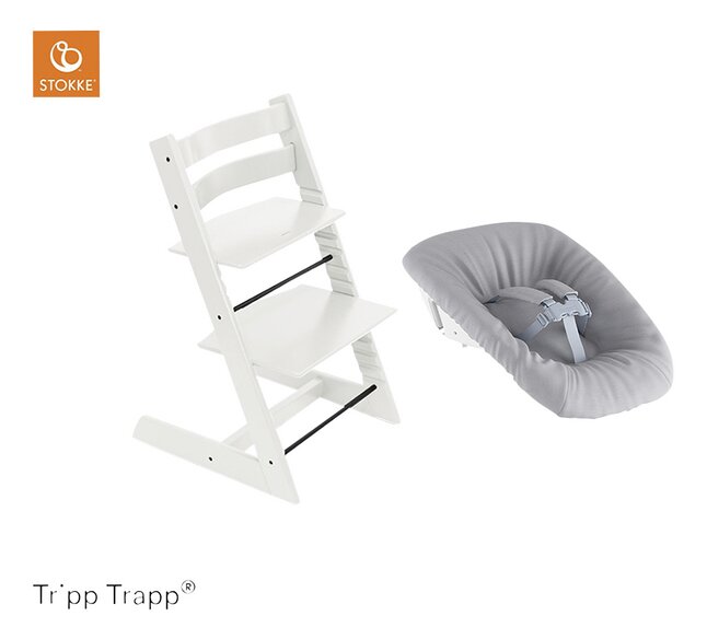 Stokke® Eetstoel Tripp Trapp® Newborn Bundle wit