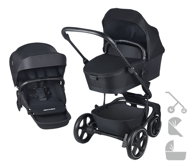 EasyWalker 3-in-1 Kinderwagen Harvey5 Midnight Black