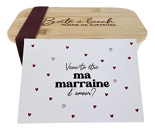 [27599001] Minimou Lunchbox Veux-tu être ma marraine?