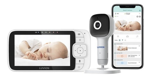 [27775701] Luvion Babyphone avec caméra Essential Connect Crib