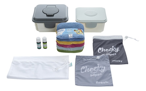 [27789401] Cheeky Wipes Wasbare billendoekjes All-in-one Premium Kit kleur