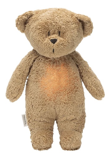 [27972301] Moonie Knuffel met licht en geluid The Humming Bear Cappuccino 28 cm