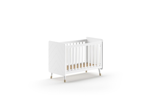 [27864601] Jaxx Lit de bébé Billy L 120 x Lg 60 cm blanc