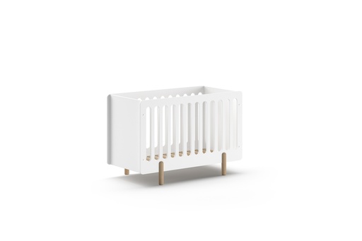 [27867801] Jaxx Lit de bébé Smile L 120 x Lg 60 cm blanc