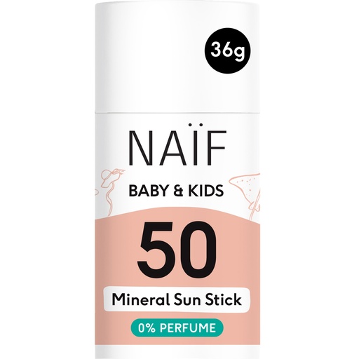 [28119101] Naïf Zonnebrand Stick SPF 50 Baby & Kids 0 % parfum