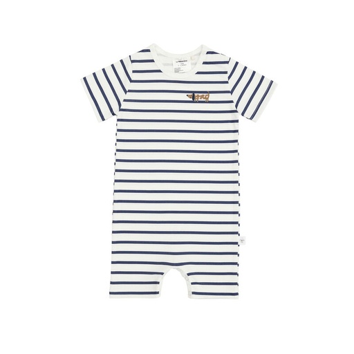 Lässig Playsuit Dog Milky Navy 