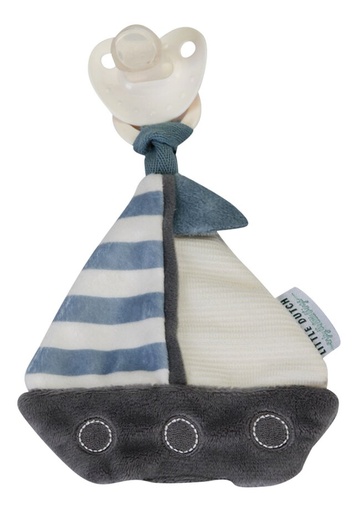 [14190901] Little Dutch Fopspeendoekje Sailors Bay Blue