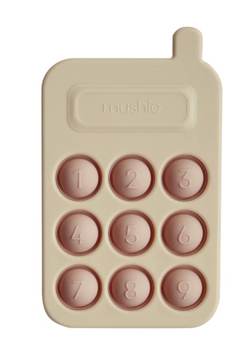 [16756101] Mushie Jouet de dentition Téléphone Blush