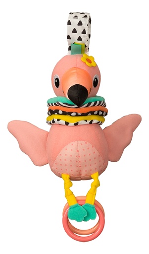 [9674501] Infantino Muzikaal trekspeeltje Flamingo