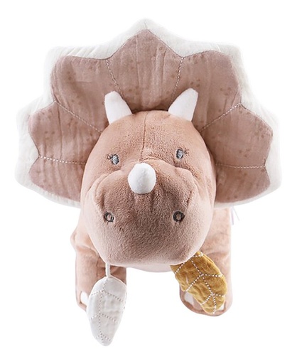 [26469601] Noukie's Activiteitenknuffel Popsie, Gigi & Louli - Triceratops Popsie 15 cm