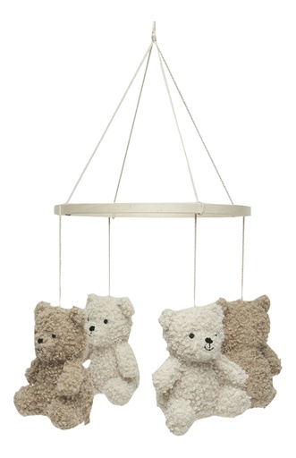 [22356101] Jollein Mobile Teddy Bear Natural/Biscuit