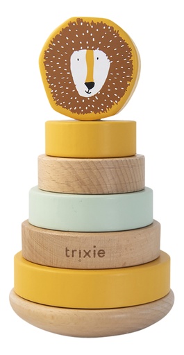 [13654801] Trixie Houten Stapelpiramide Animals Mr. Lion