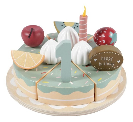 [22944201] Little Dutch Gâteau d'anniversaire en bois