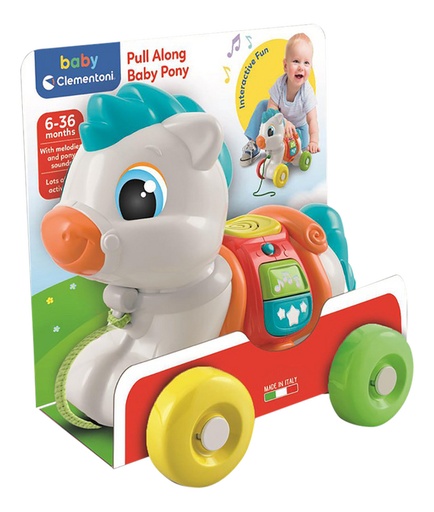 [27133301] Clementoni Trekspeeltje Baby Pony